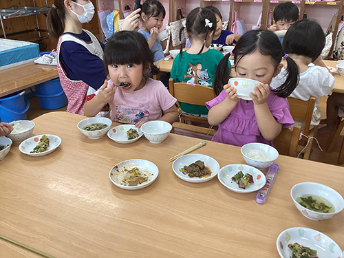 あまりこ保育園給食について